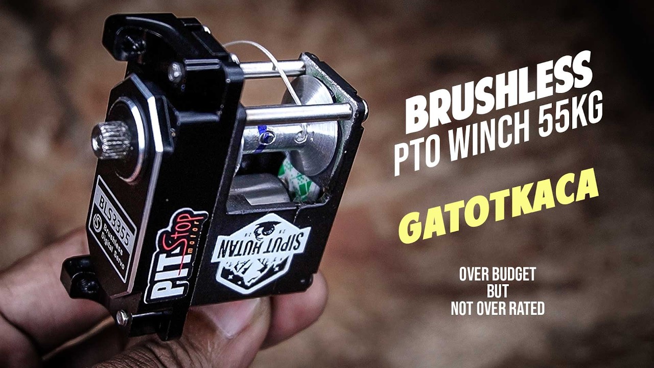 WINCH KUAT ANTI BADAI BRUSHLESS PTO WINCH 55KG  || GATOT KACA
