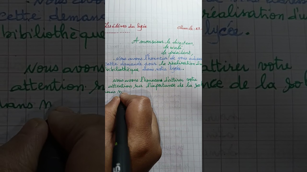 أولى ثانوي/ علمي وأدبي كيفية كتابة الوضعية الادماجية (المقدمة والخاتمة) عن la lettre ouverte