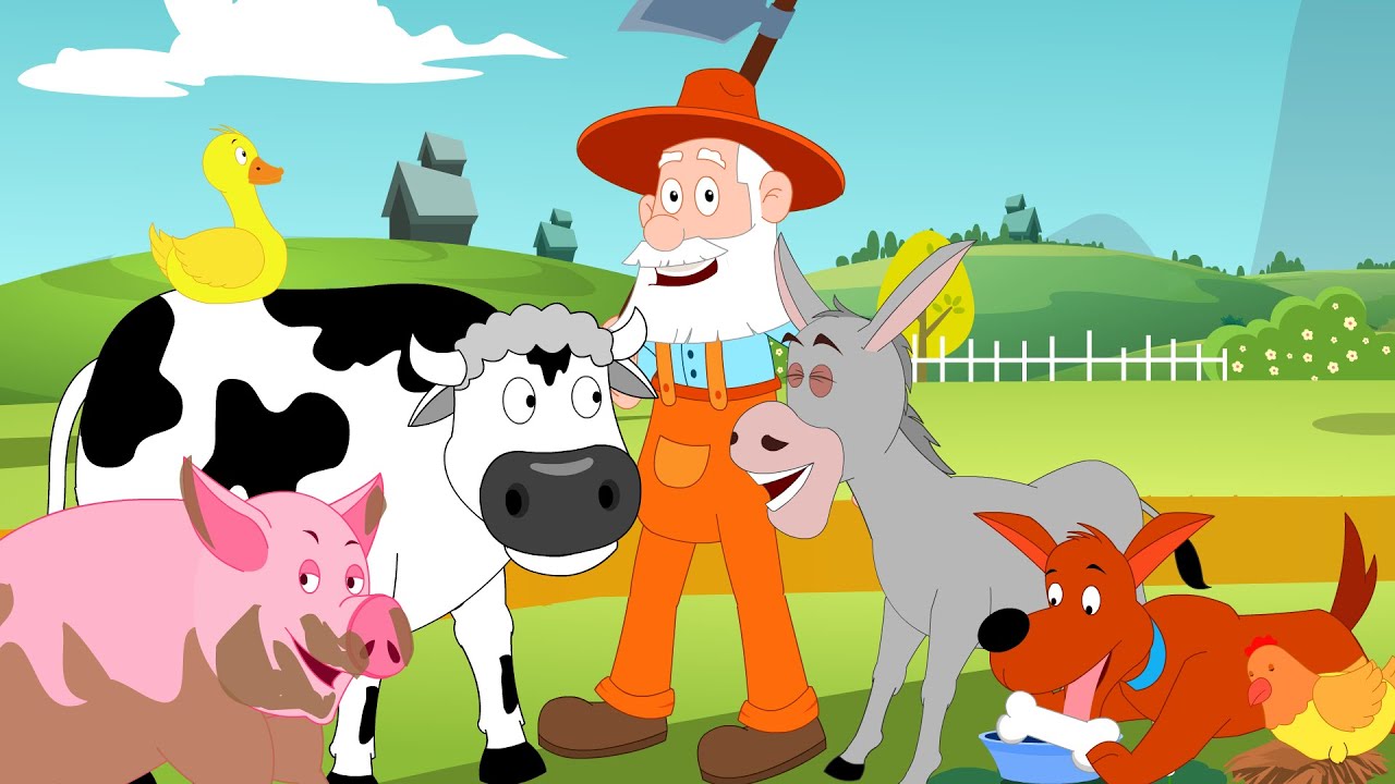Old MacDonald Had A Farm | English Nursery Rhymes & Songs for  Children