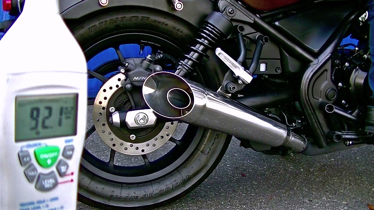 【WirusWin】ホンダ レブル250（2BK-MC49）用スリップオンマフラー スラッシュメガホンタイプ