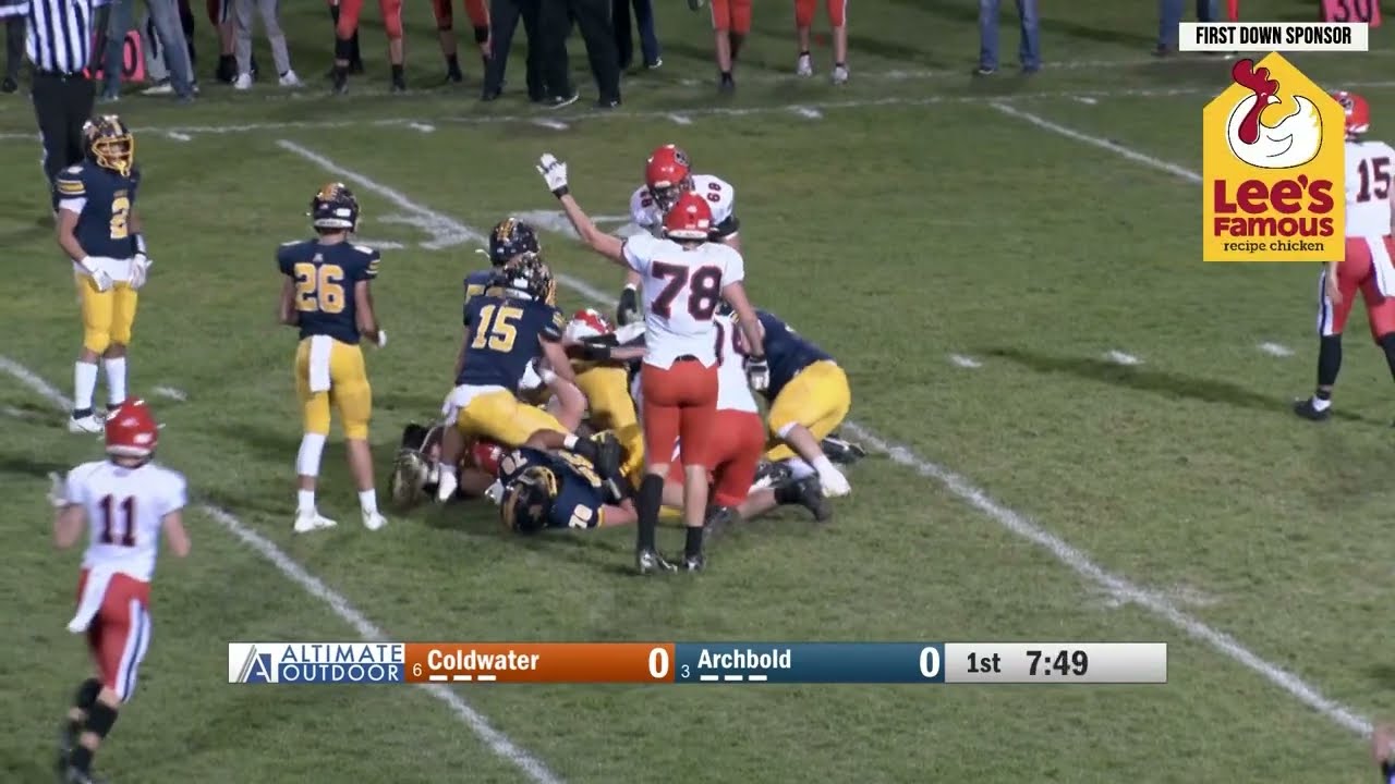 Coldwater vs Archbold Football 11-3-2023