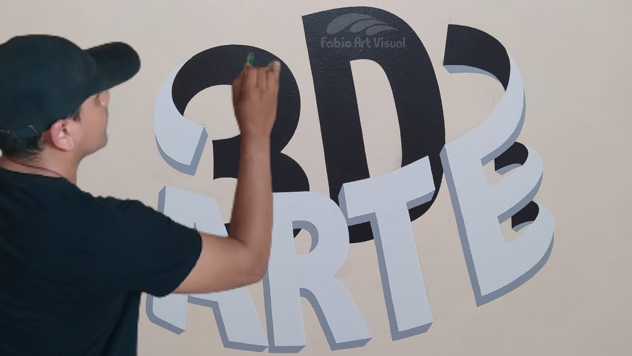 Pintura de Letras 3D - Aprenda essa Técnica
