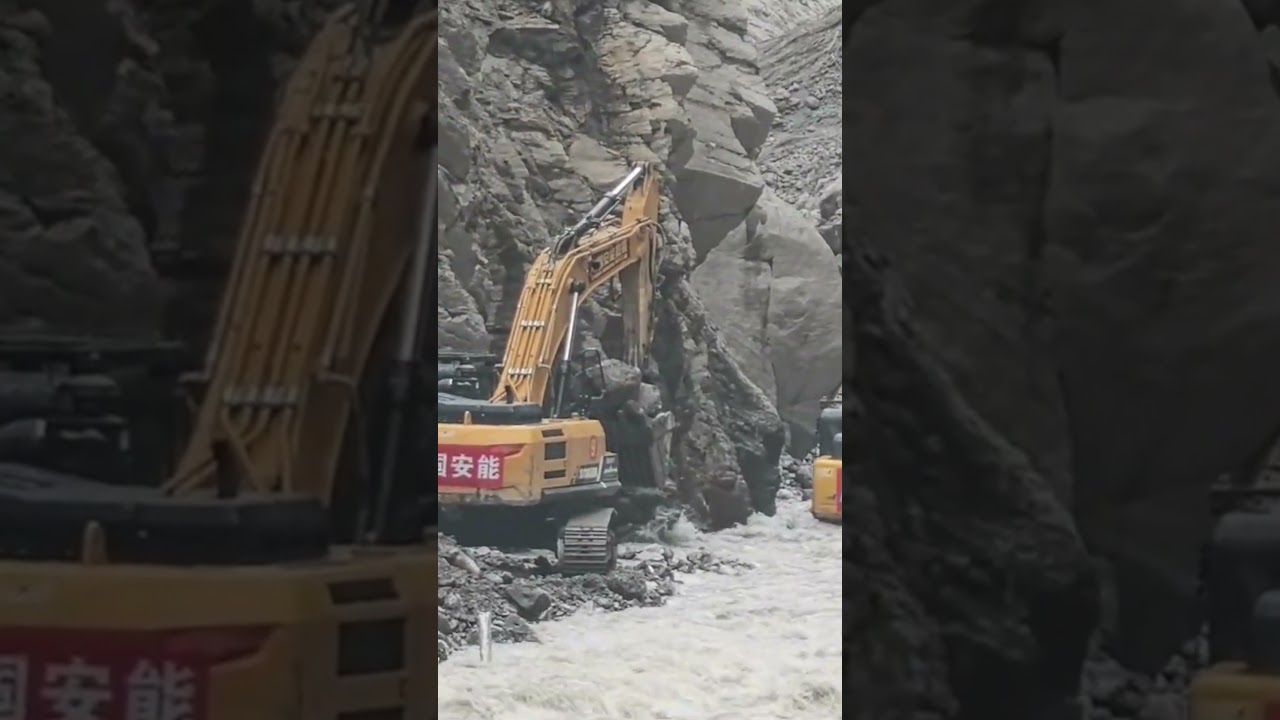 WATCH: China Races To Restore Roads Swept Away In Nepal-Tibet Disaster | #shorts
