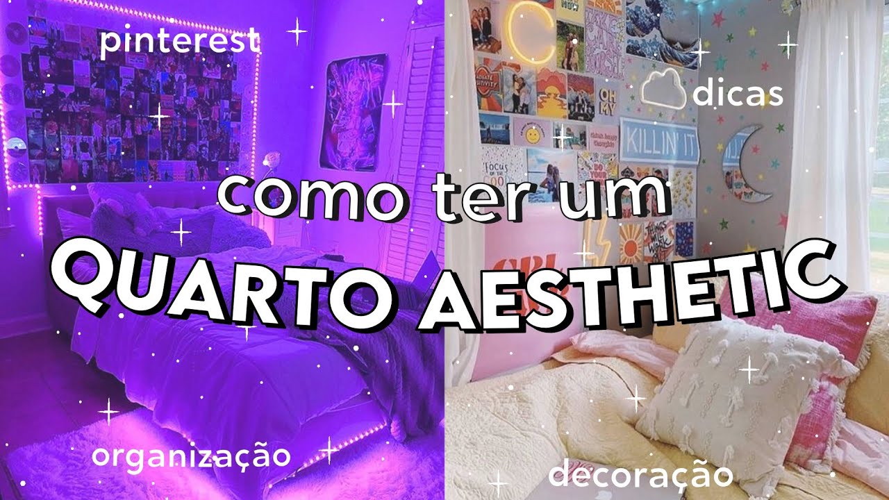 Como ter um QUARTO AESTHETIC gastando POUCO | Dicas de DECORAÇÃO das GRINGAS | Quarto PINTEREST