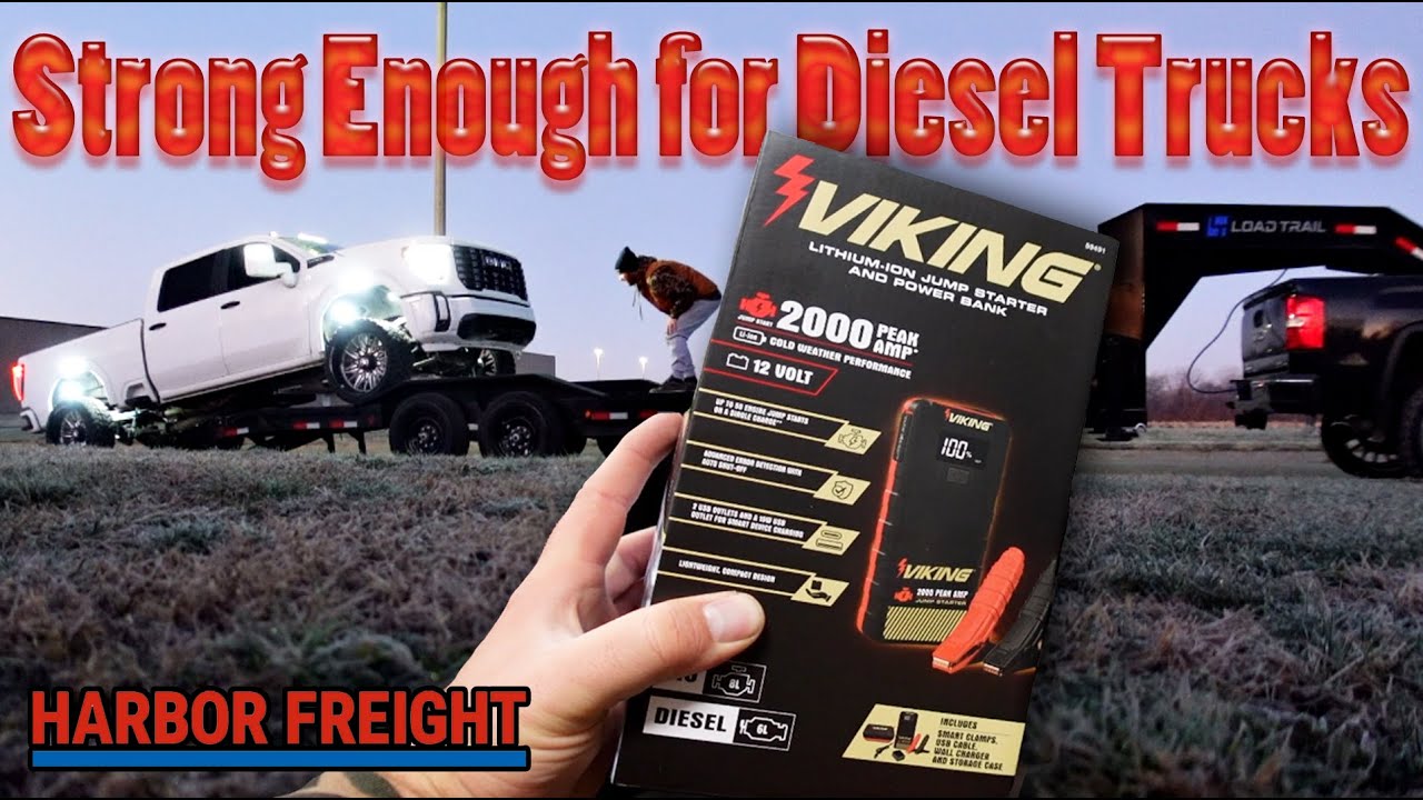 Пусковое устройство Viking на 2000 ампер от Harbor Freight!!