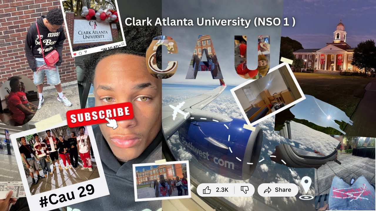 Vlog: NSO Day 1 & 2 at Clark Atlanta University! ( The school caught on fire)