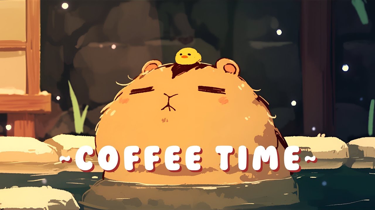 Lofi Capybara Radio | Relaxing Beats to Study/Sleep/Chill 🎵 💫