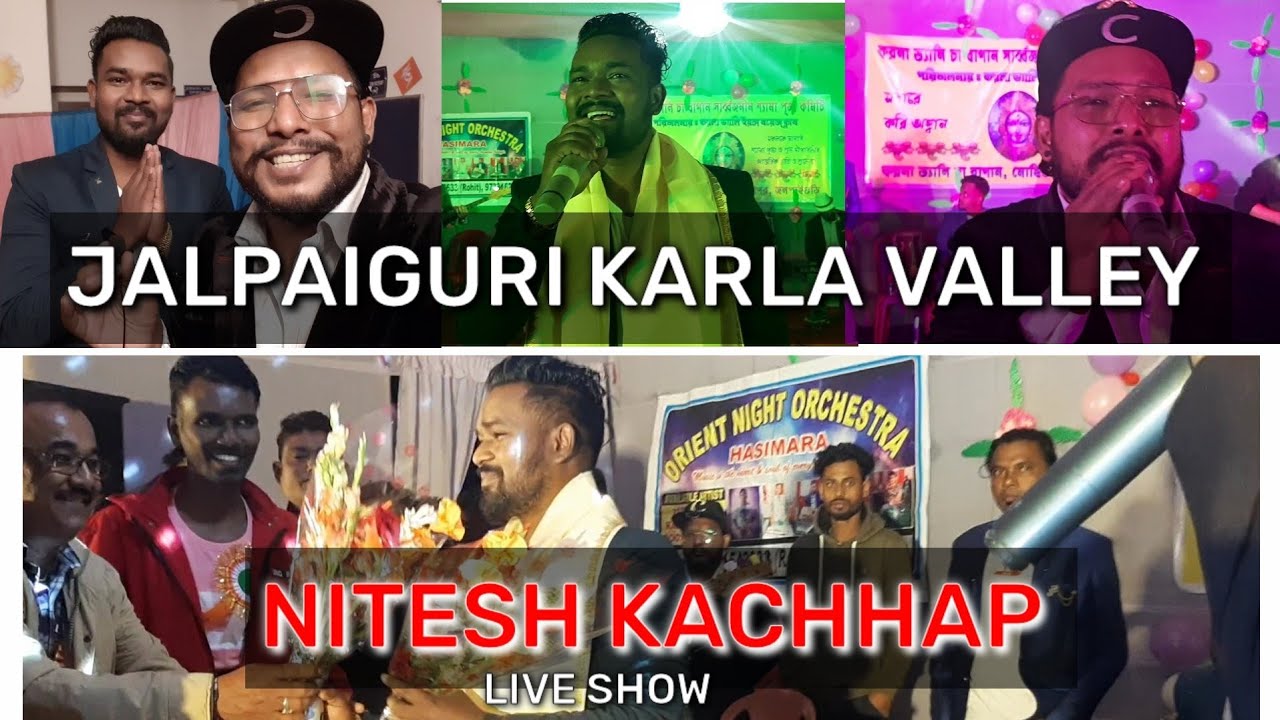Nitesh kachhap || Jalpaiguri | karla valley Live show orchestra  Band of orient night