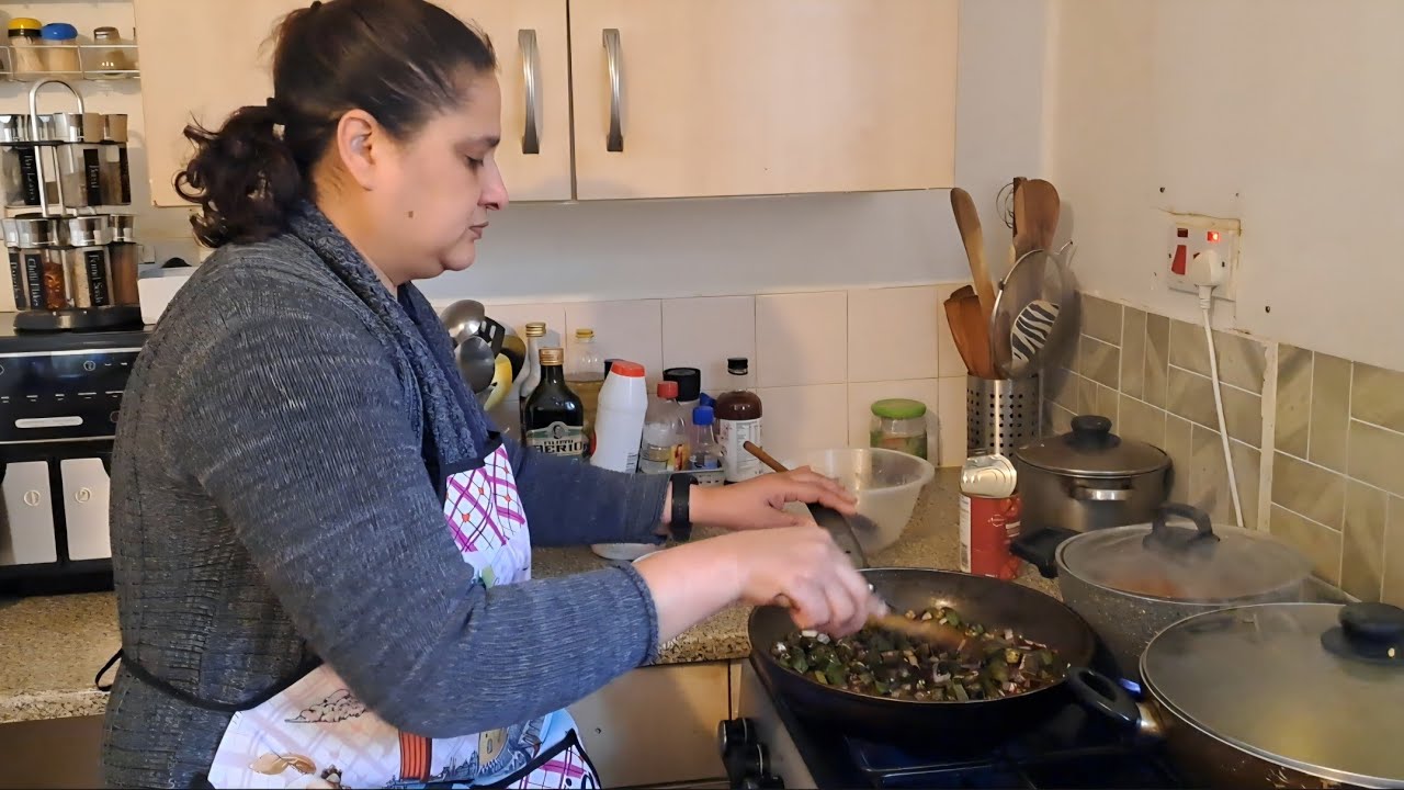 Cooking a Zambian Meal for my Grand Children.