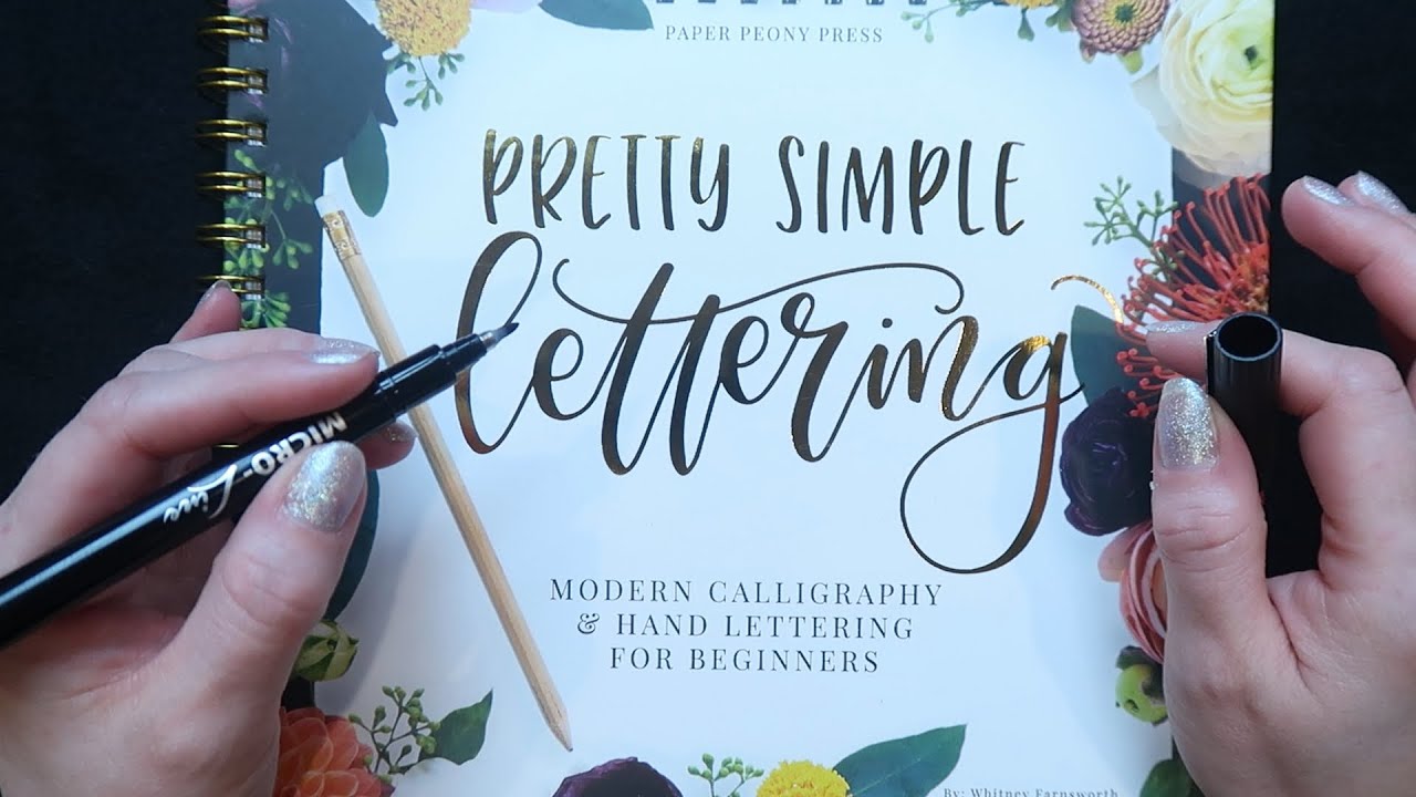 ASMR Relaxing Calligraphy ⭐ Soft Spoken 