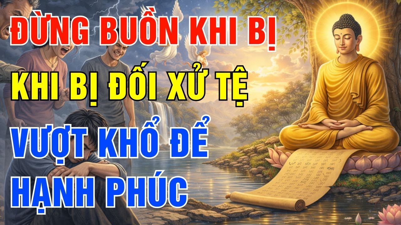 Đừng Buồn Khi Bị Đối Xử Tệ - Họ Đang Gánh Nghiệp Giúp Ta Phật Dạy Vượt Khổ Để Hạnh Phúc!