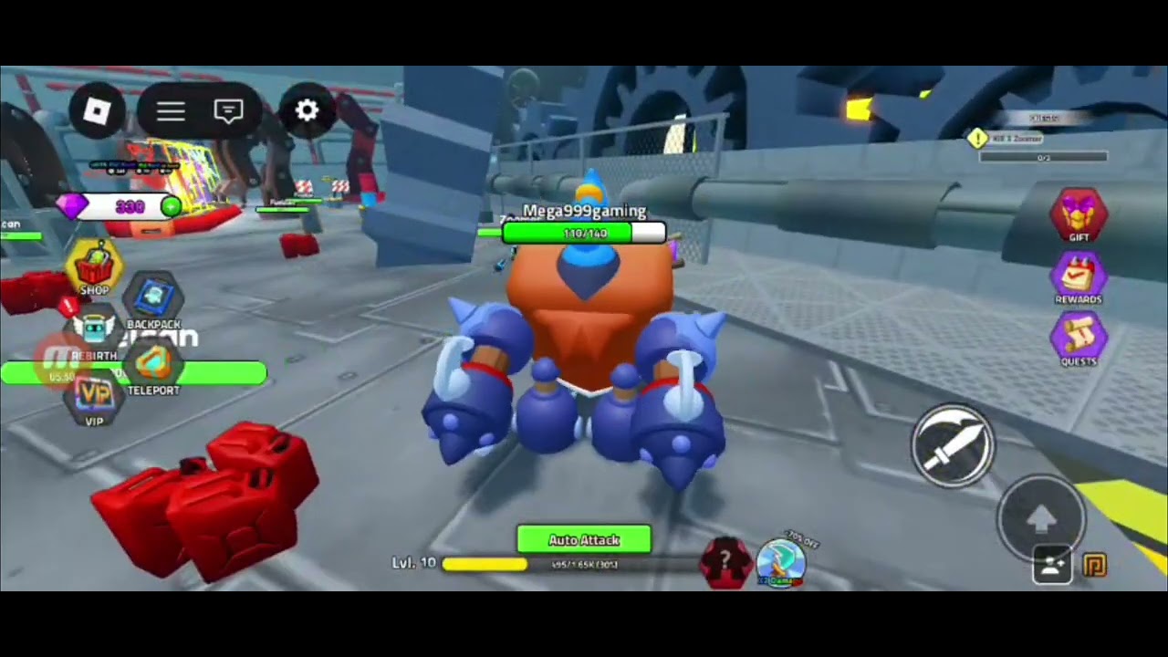 Playing Roblox 