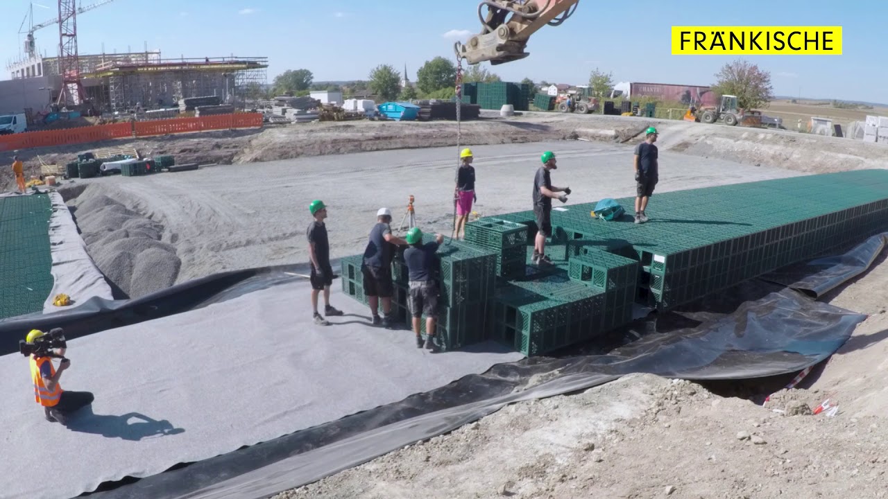 Rigofill inspect: installation of a waterproof retention system | FRÄNKISCHE