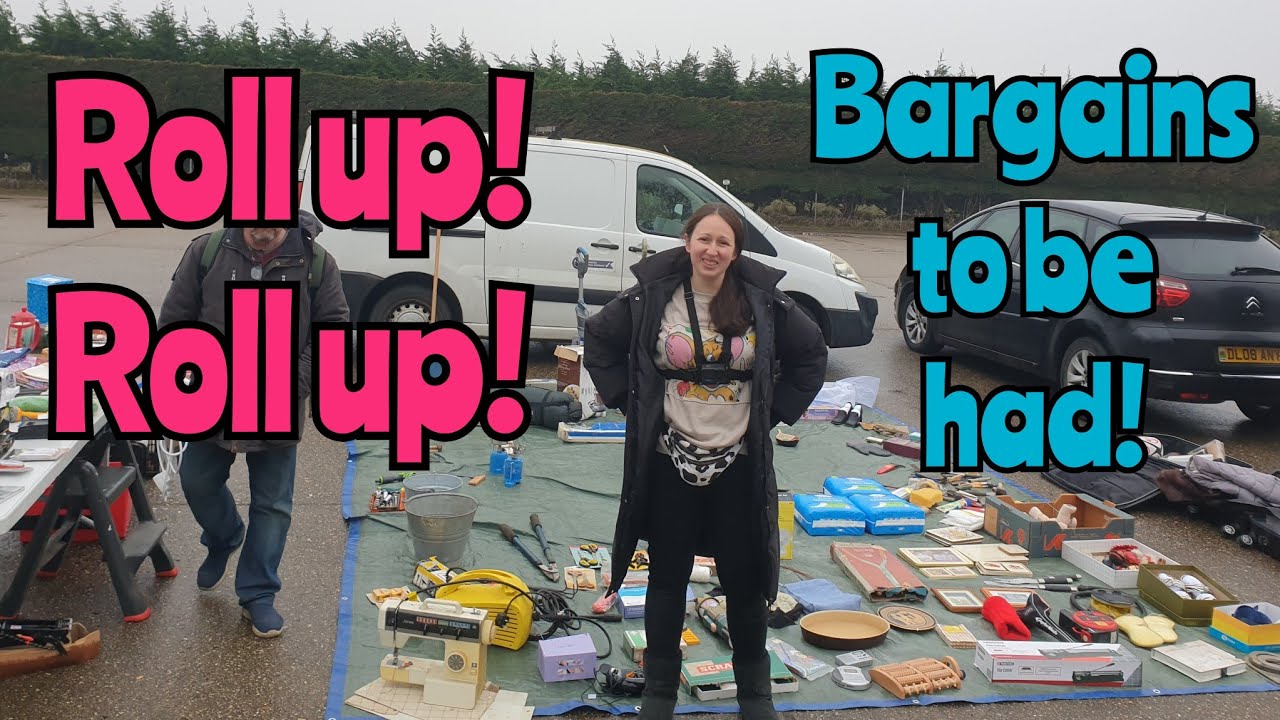 Come and get your car boot sale bargains! A wonderful selling day!