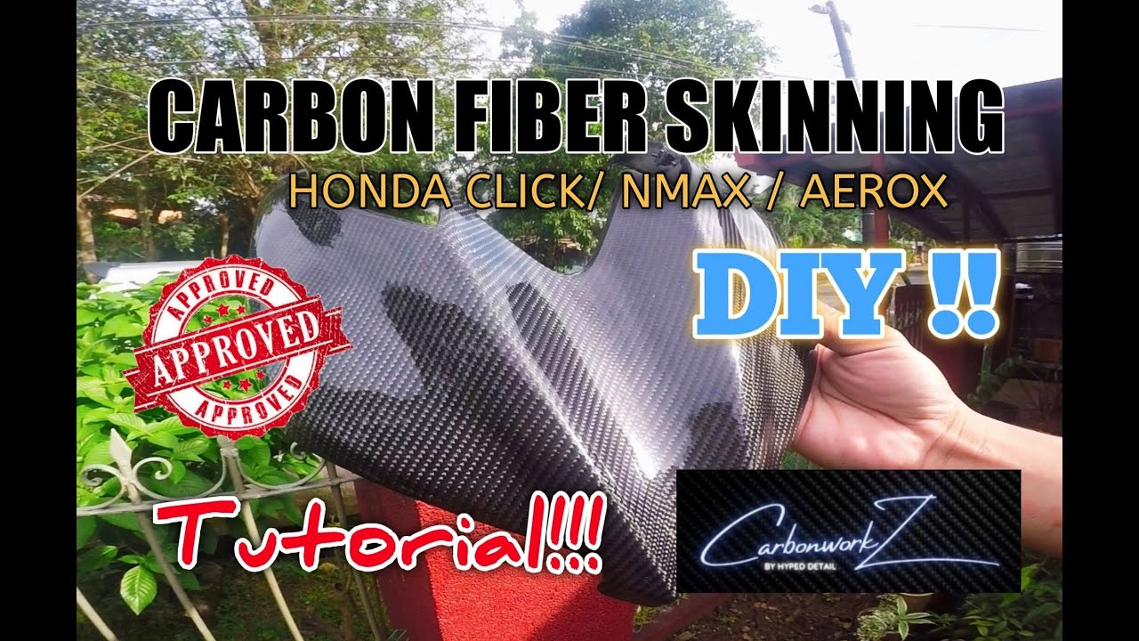 Carbon fiber skinning Tutorial | Carbon twill