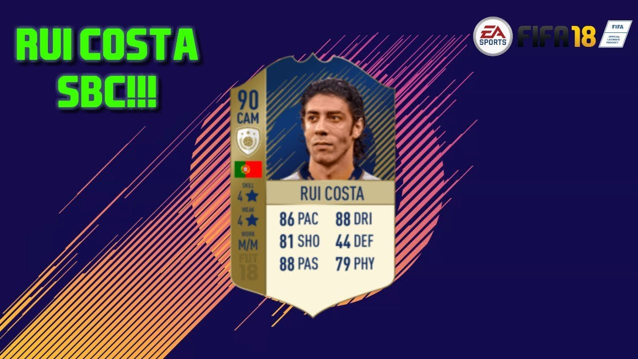 Completing Rui Costa SBC in FIFA 18!