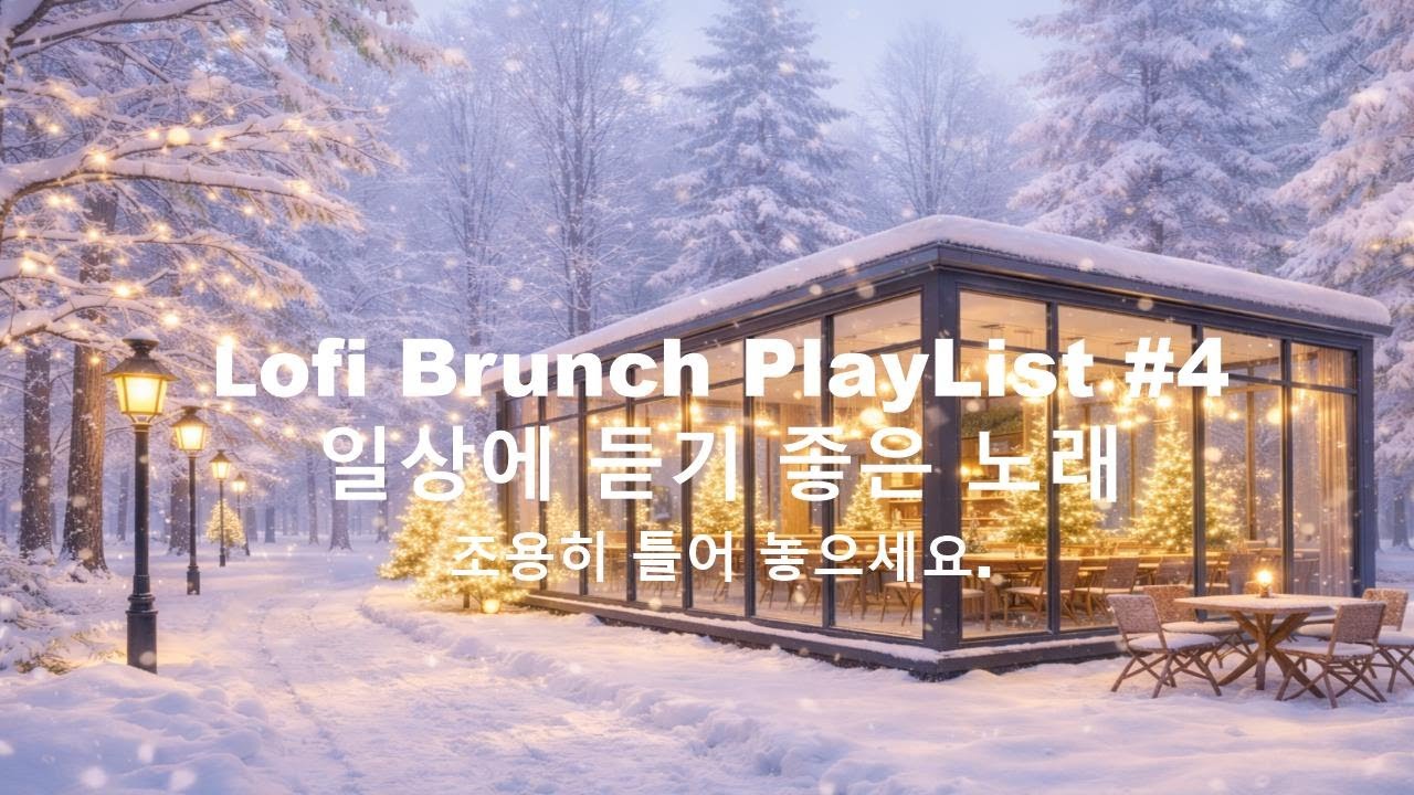 [playlist] 겨울빛으로 뒤덮인 포근한 카페에서 l 잔잔한 감성팝 카페음악 #4 l Lofi-pop, Ballad, Jazz l 일할때, 쉴때 듣기좋은 음악