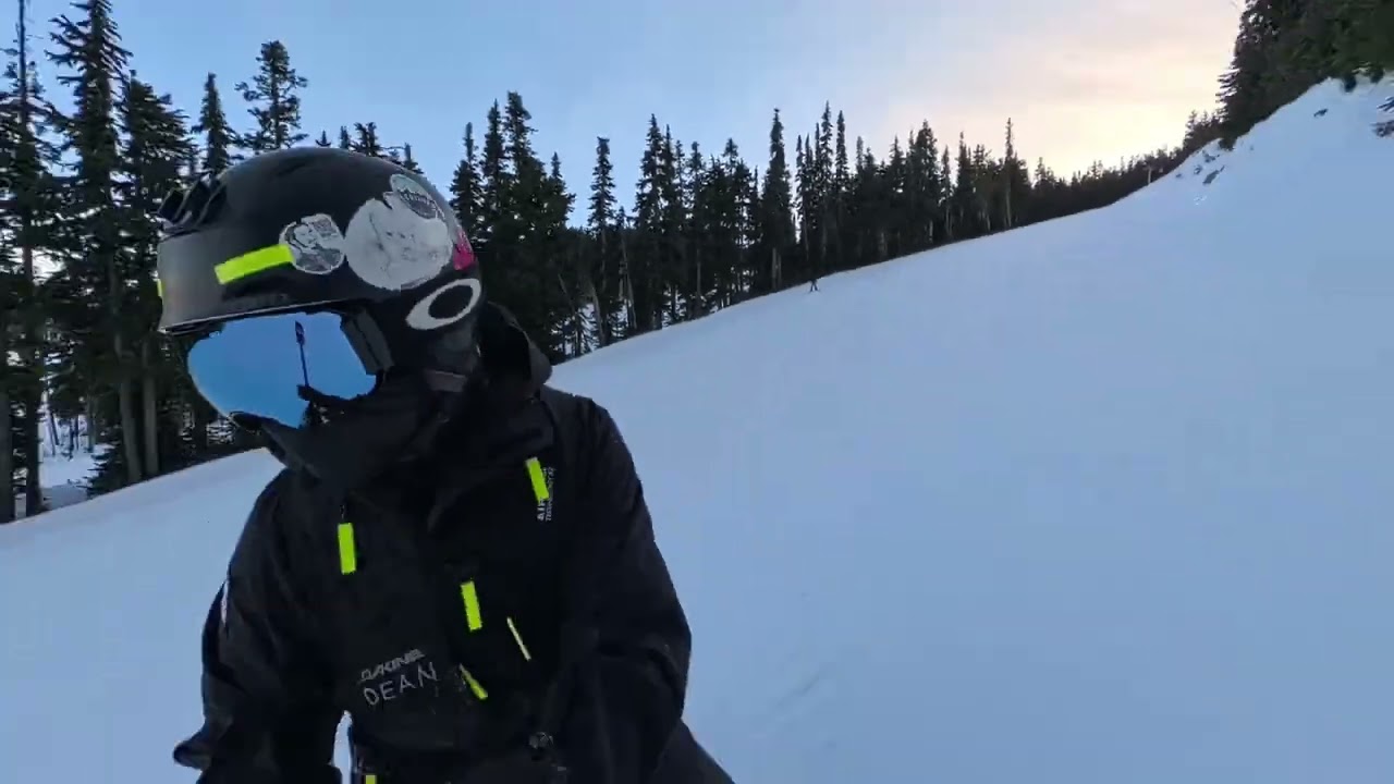 Snowboarding Lower Whiskey Jack, Whistler Blackcomb with Sim - Jan 27, 2026