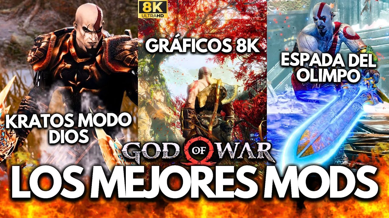 Los MODS M&aacute;s BRUTALES y LOCOS para God of War (2018)🔥