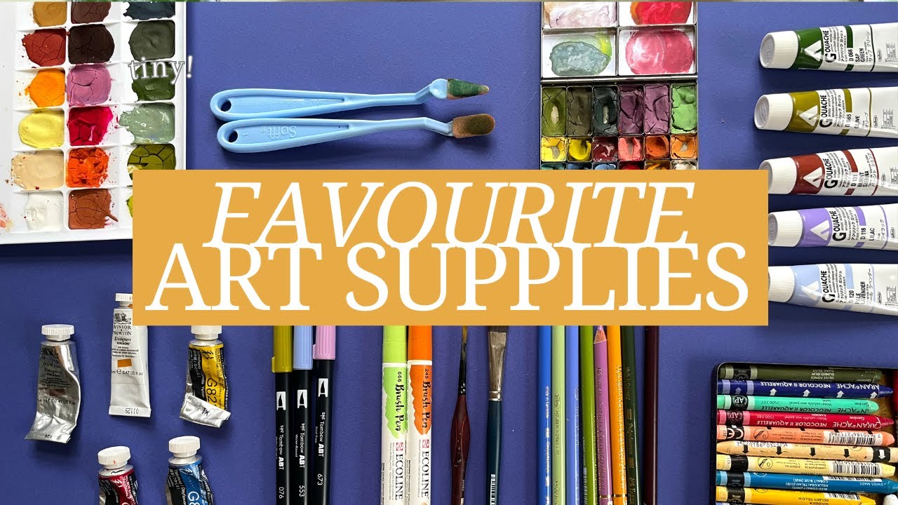 My Favourite (Botanical) Art Supplies of 2024