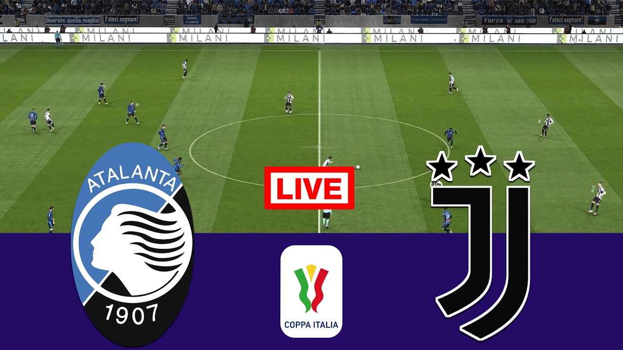 🔴In Diretta : Atalanta vs Juventus | Quarti di finale Coppa Italia 25/26 | VideoGame Simulation