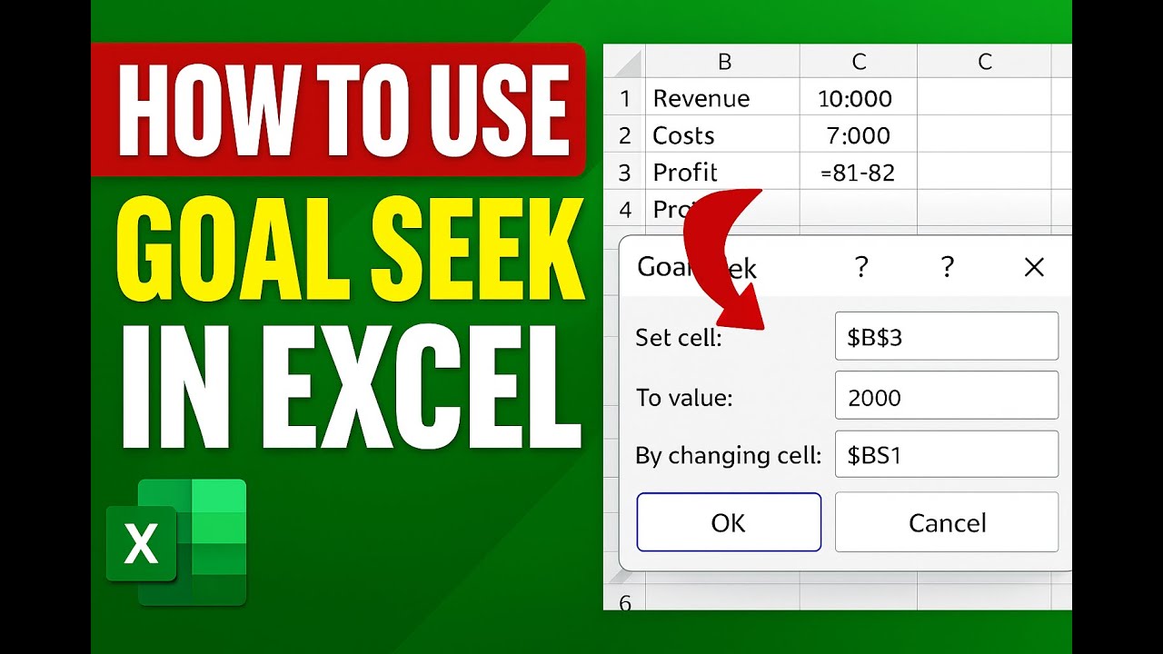 How to use the Goal Seek function in Excel