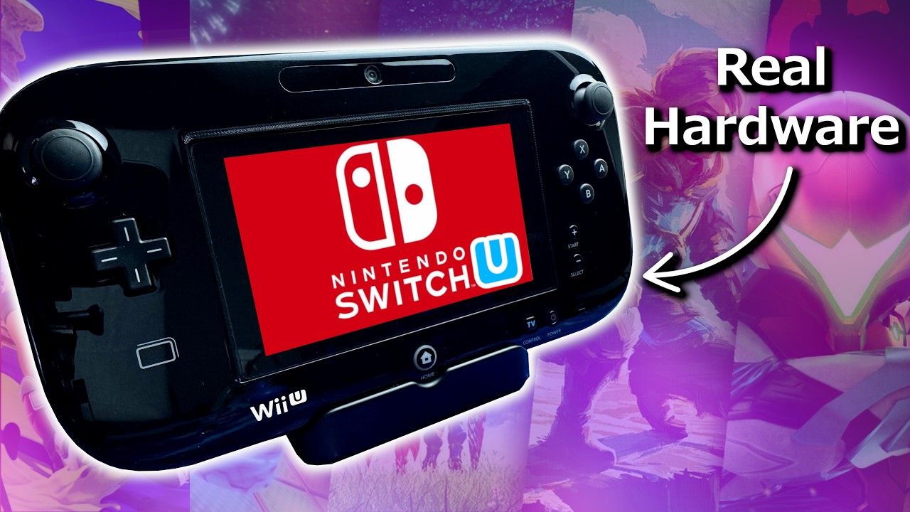 I Turned my Wii U into a Switch (actually)