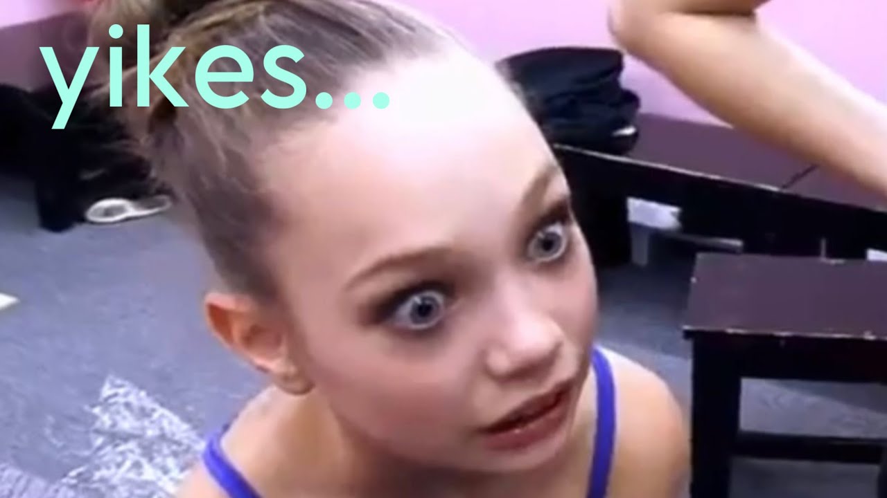 dance moms is much more chaotic sped up