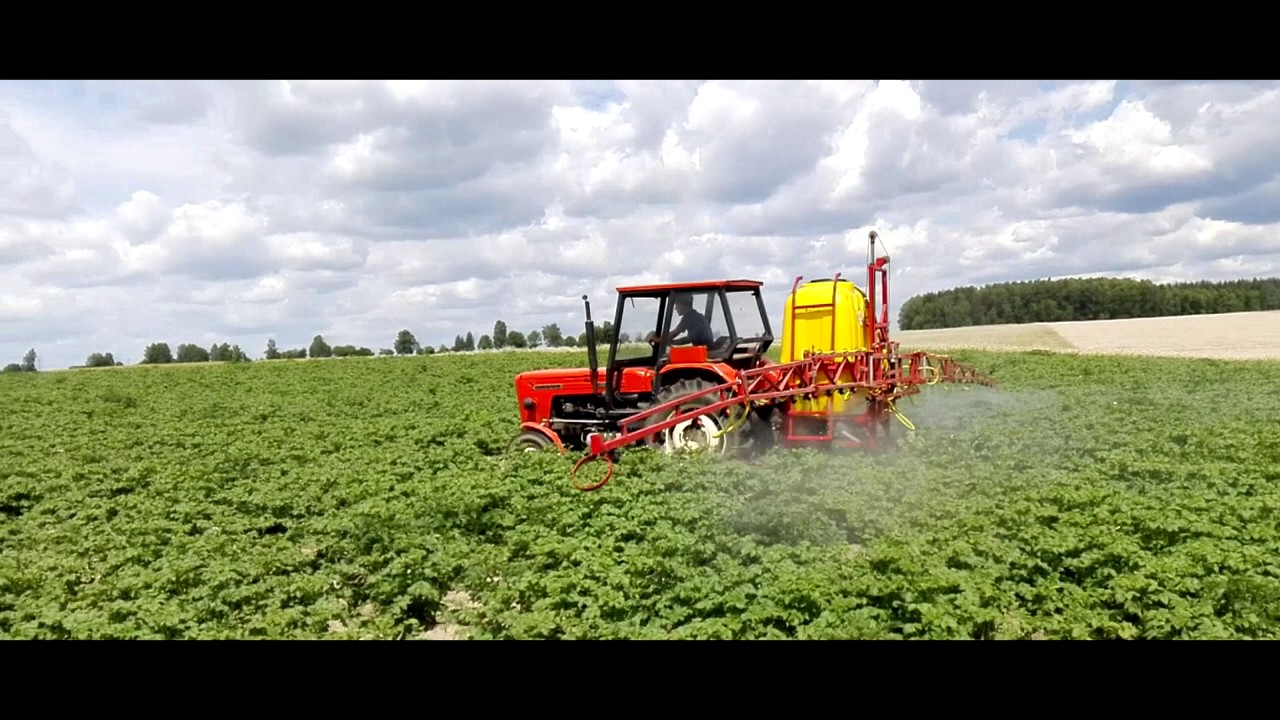 Oprysk Ziemniaków 2017 Ursus c-360 Biardzki 1000L