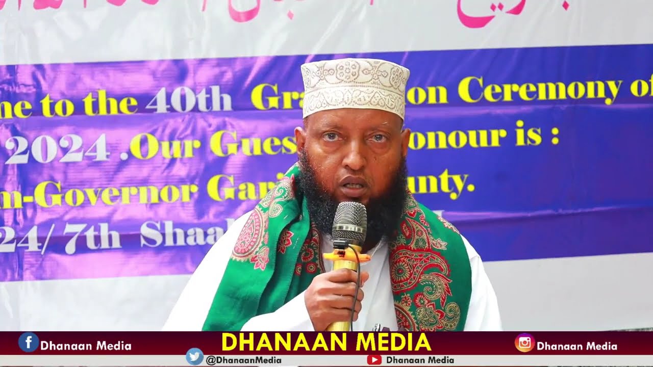 GARISSA XAFLAD QALIN JABIN AH MADARASADA NAJAX OO SAGODISAY DUFCADI 40 NAAD EE QALIN BADALATO