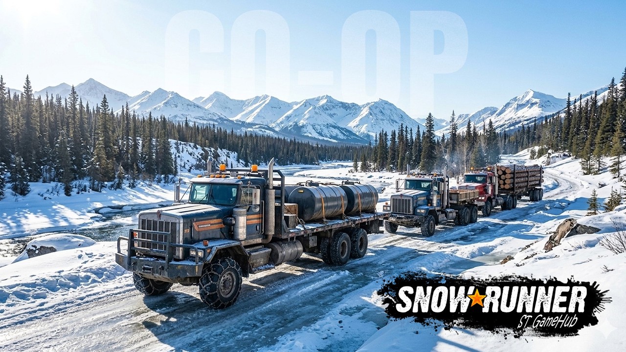 Fun & Adventure with Friends 🚛🔥 #snowrunner #live @ST_GameHub