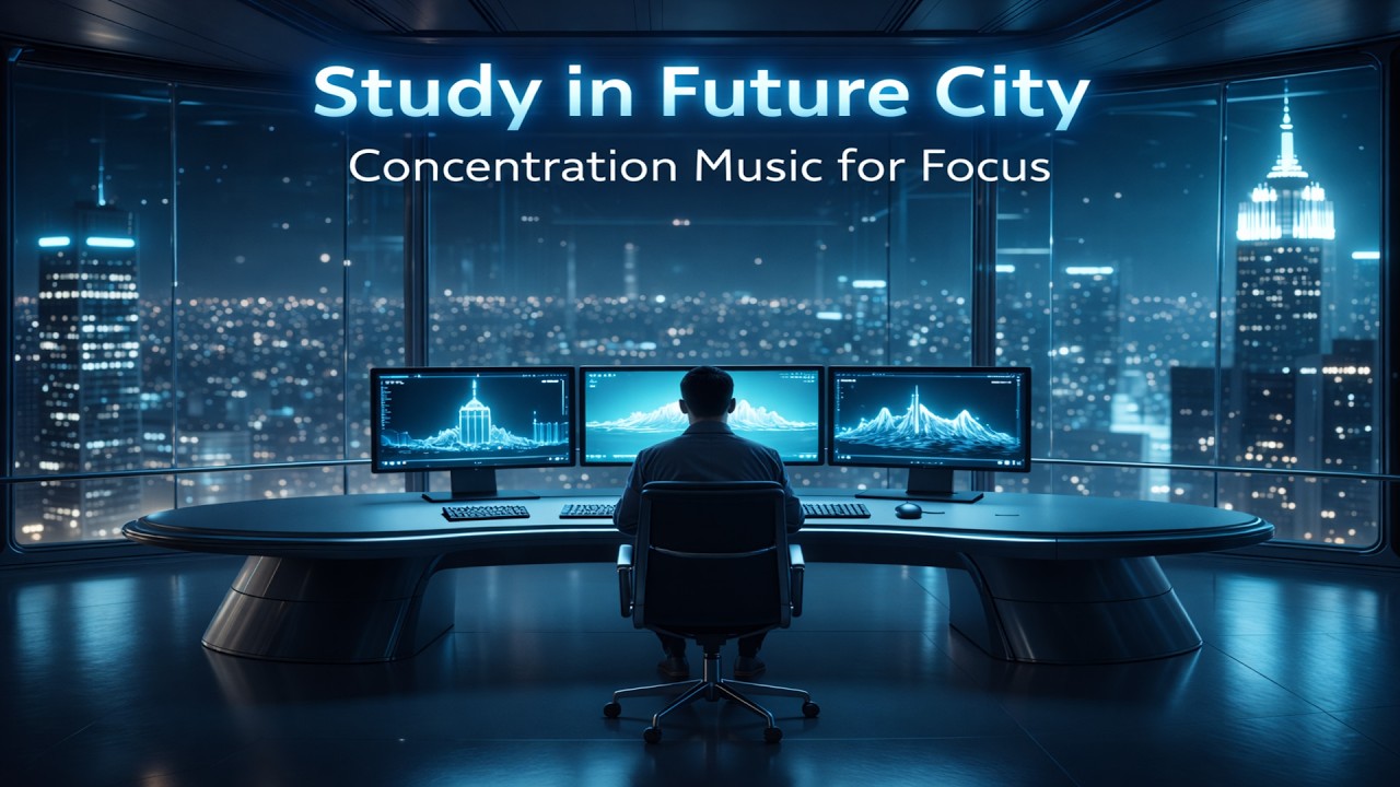 Study in Future City – Concentration Music for Focus (No Vocals)