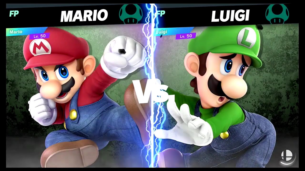 Super Smash Bros Ultimate Amiibo Fights – vs the World #9 Mario vs Luigi