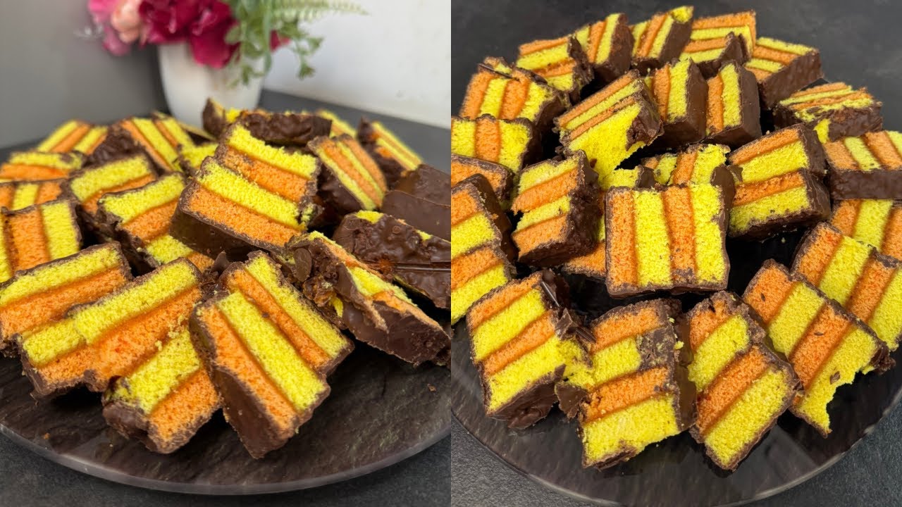 ليالي الشام على طريقتي بخليط كيك واحد😋سهل وسريع ولذيذ😍