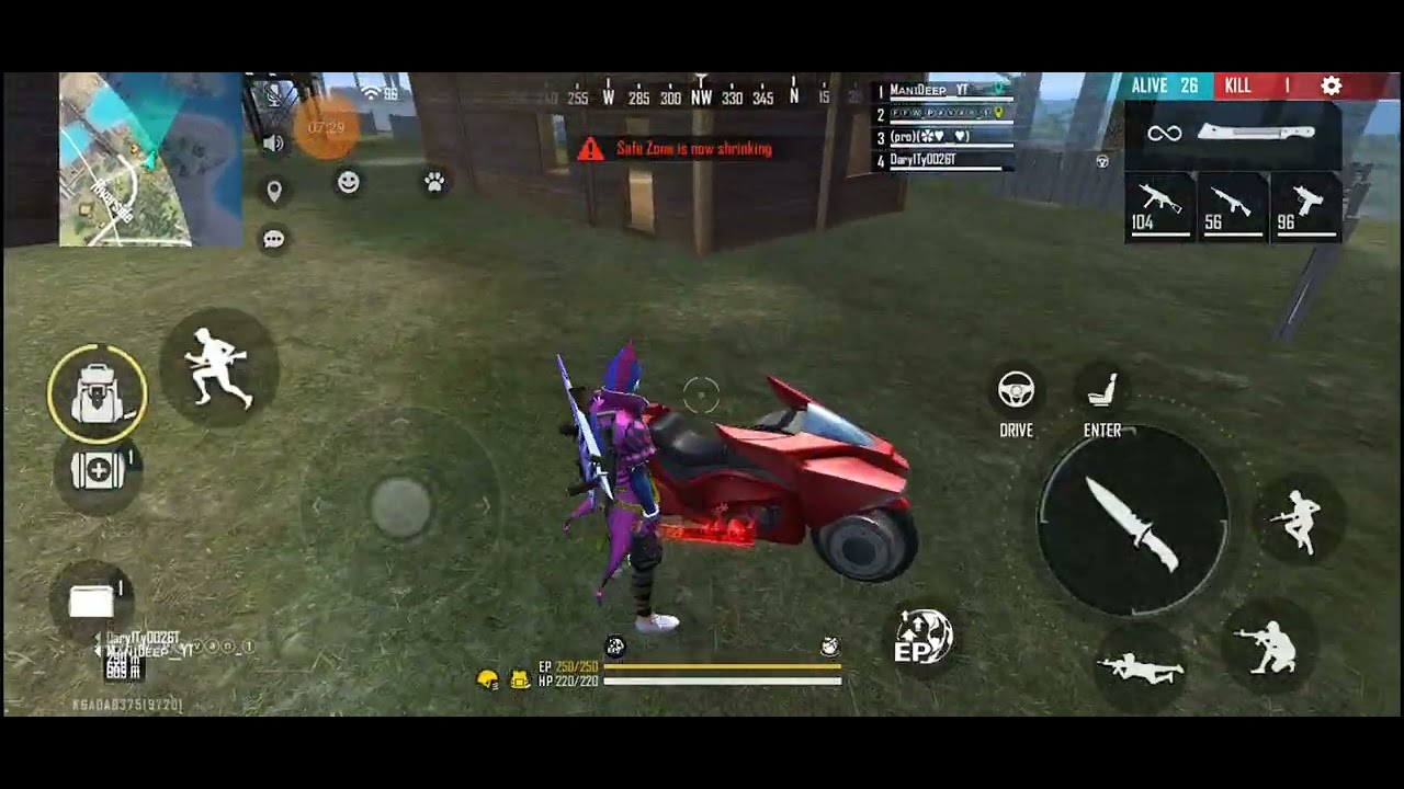 I'm play pro in rakeing matc pro and I'm india🇮🇳 🥰 and please sub