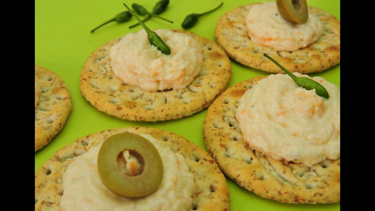 Bocadillos de reques&oacute;n, surimi y vegetales -Botana-RecetasdeLuzMa.
