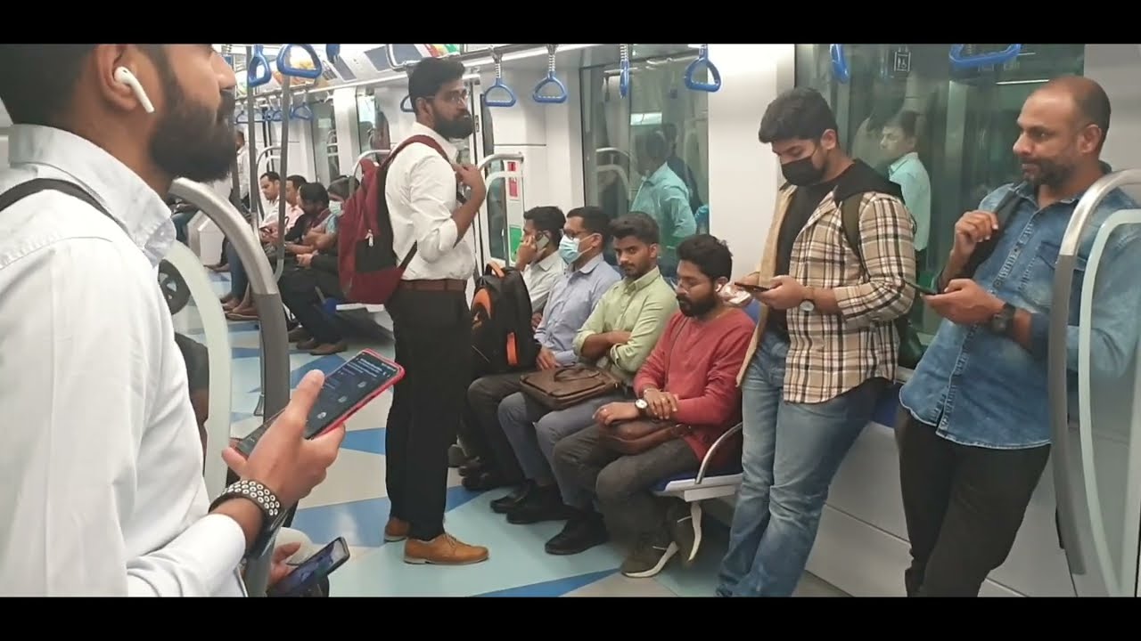 Metro Route Al Nahda to Union Station #dubai #dubaitrain #dubaitravels