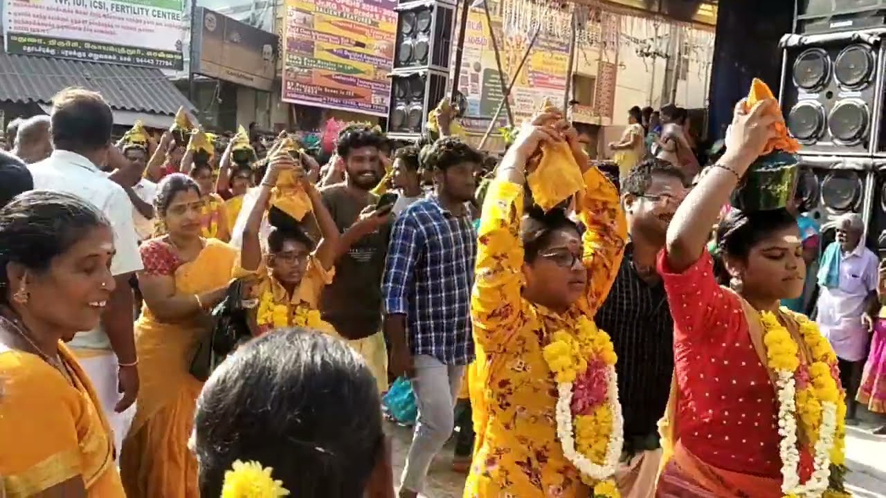 பால்குடம் பெருவிழா ஸ்ரீ முத்தாலம்மன் கோவில் பரமக்குடி #paramakudi