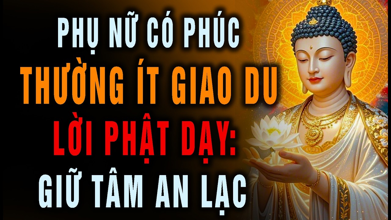 Phụ nữ có phúc thường ít giao du: Lời Phật dạy giữ tâm an lạc