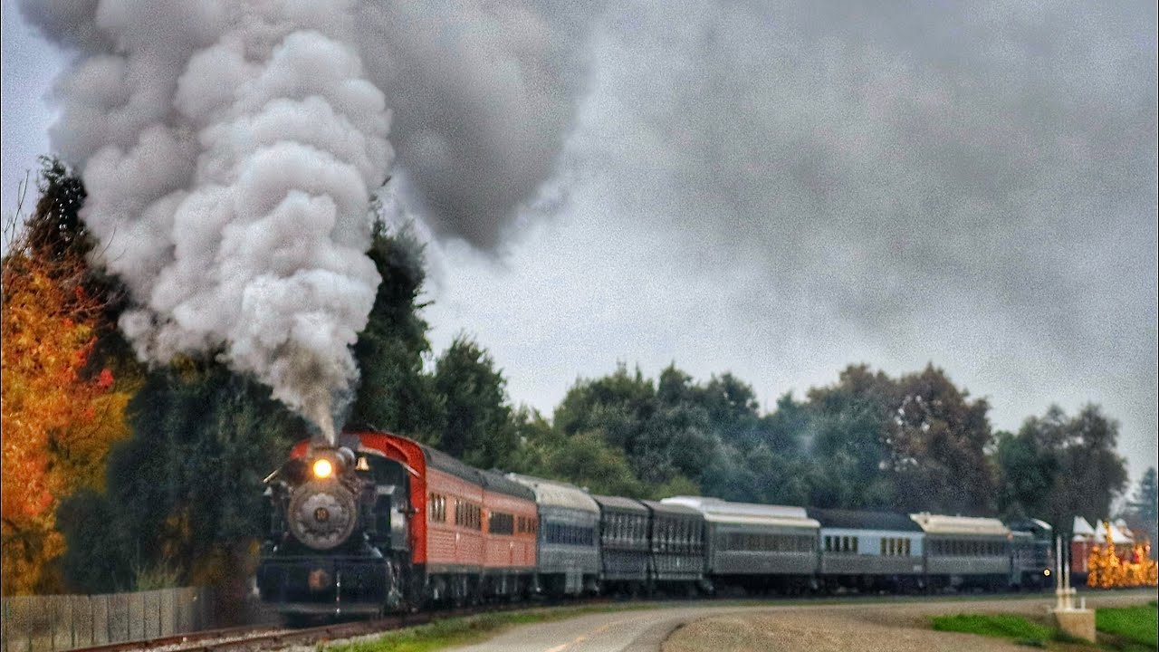 Granite Rock 10 Steam Locomotive in Action on the CSRM Polar Express!