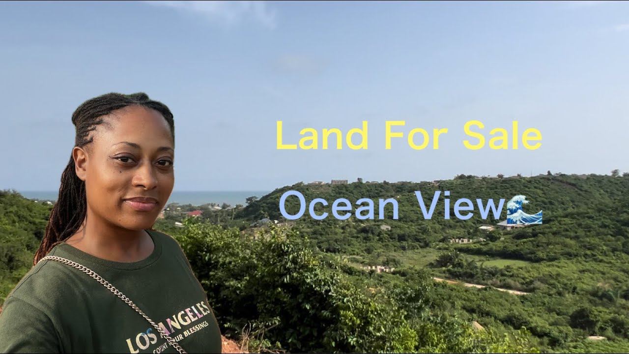 Unlock Your Dream ✨| Stunning Land For Sale With Ocean🌊 View In Briwia Cape Coast | Juss Vlog