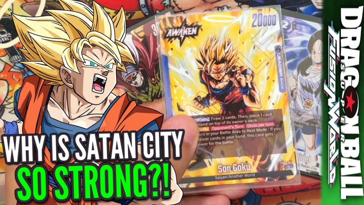 FB03 Son Goku Deck Profile - Blue Satan City | Dragon Ball Super Fusion World Deck Profile