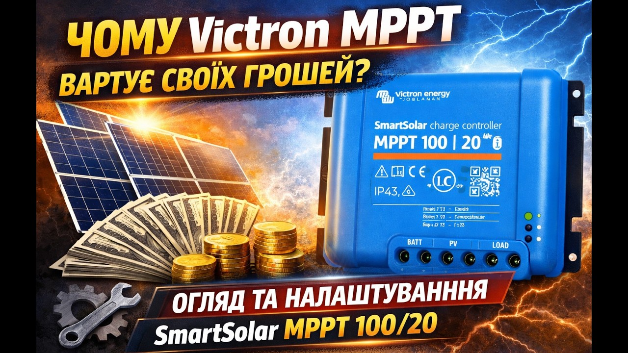 Чому Victron MPPT вартує своїх грошей?