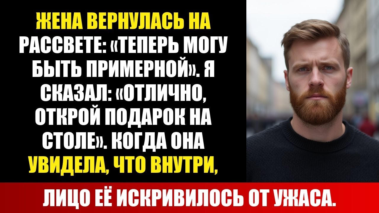 ОНА ВЕРНУЛАСЬ С УТРА С УЛЫБКОЙ ПРЕДАТЕЛЬСТВА — ПОДАРОК НА СТОЛЕ ЗАСТАВИЛ ЕЁ ОСТЫТЬ