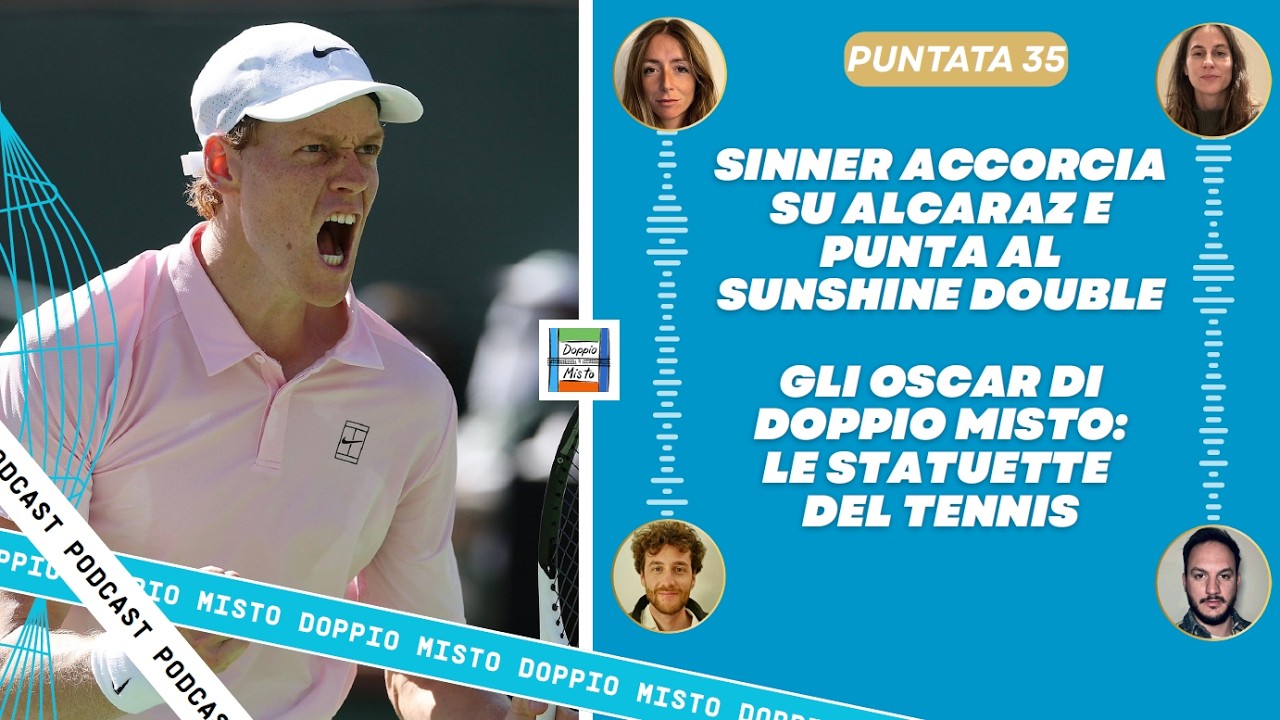 SINNER, il primo sigillo del 2026 contro un redivivo MEDVEDEV. Gli OSCAR del tennis di DOPPIO MISTO