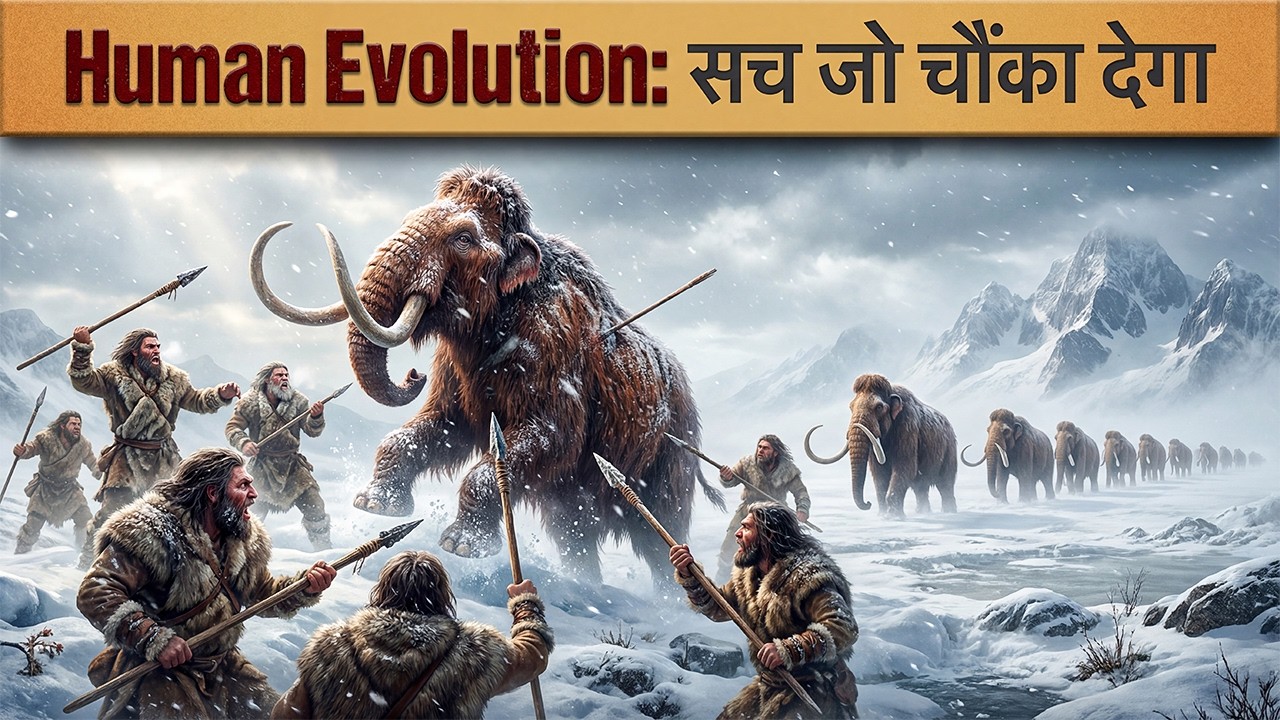 3 लाख साल की हैरान करने वाली कहानी | इंसान का जन्म कैसे हुआ? Human Evolution की पूरी कहानी