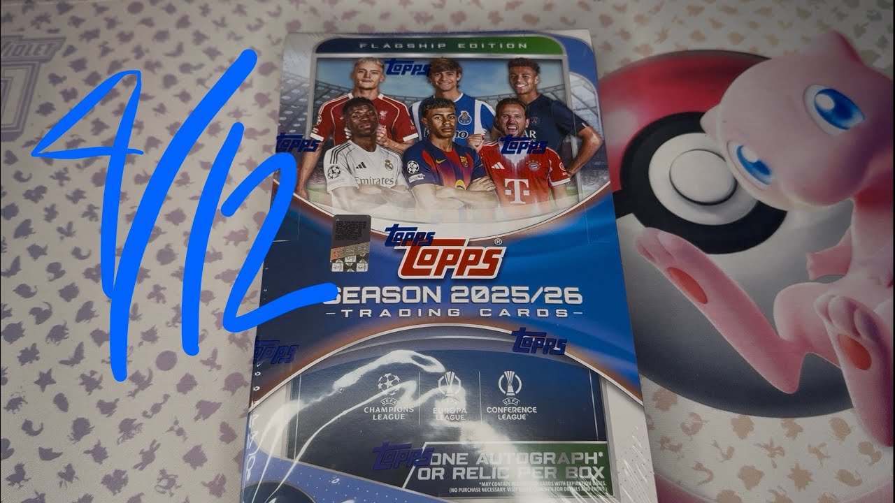 4/12 SEALED CASE of Topps flagship UEFA competitions