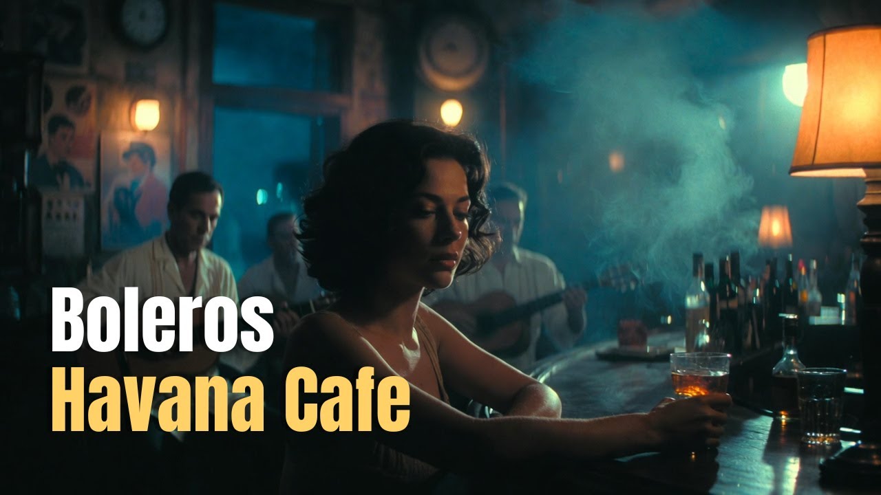 Vintage Cuban Boleros Live 🌙 Soft Romantic Music for Late Nights