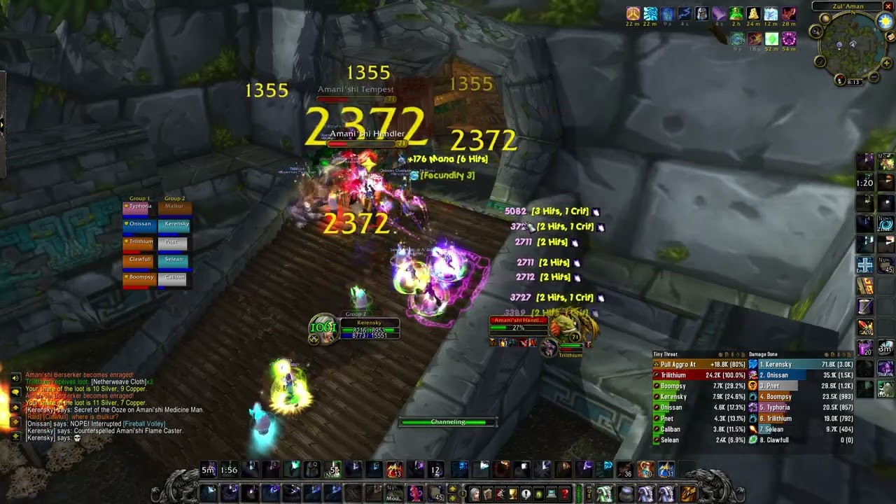 World of Warcraft TBC Classic Spellsteal Arcane Missile Fun