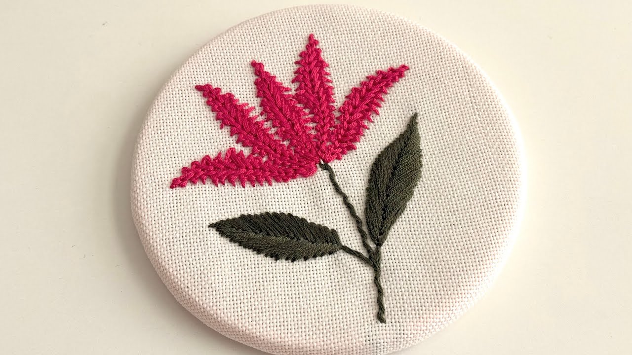 Super gorgeous flower design with new pattern 🌸 | hand embroidery ✨